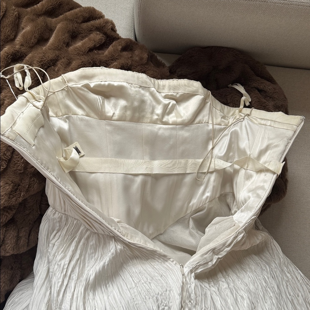 Camielle Strapless White Maxi Dress - Picture 9 of 14